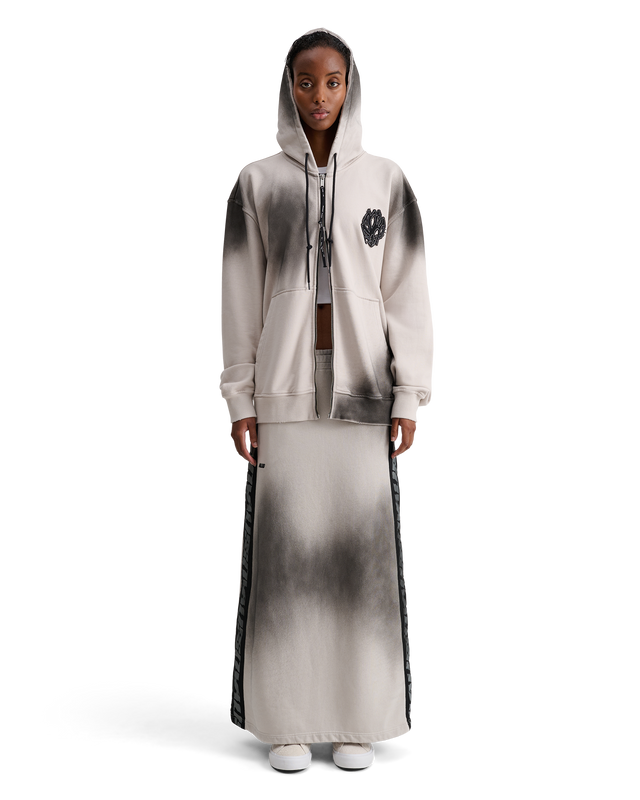 ALIS AARON HOODIE W/ ZIPPER & LOTUS PATCH Hoodie