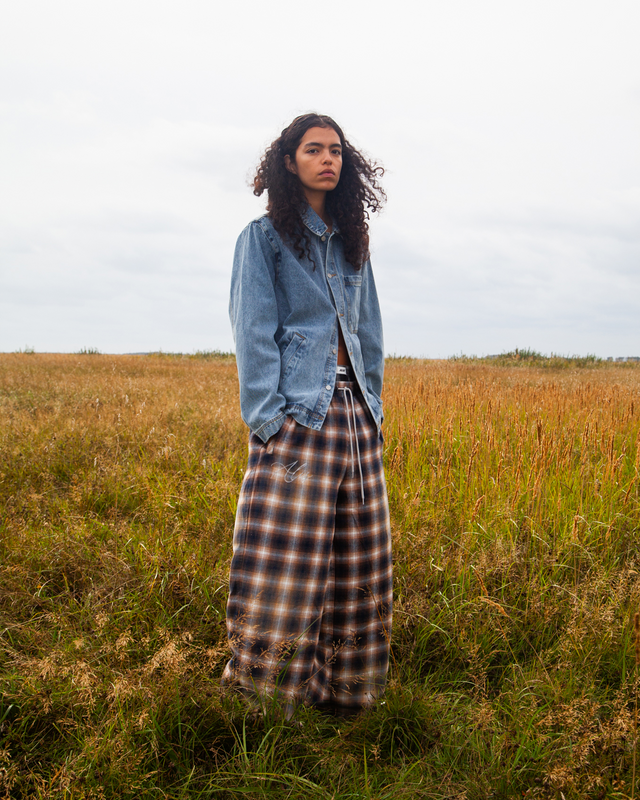 ALIS ALAS LOOSE PANTS W/ EMBROIDERY Trousers