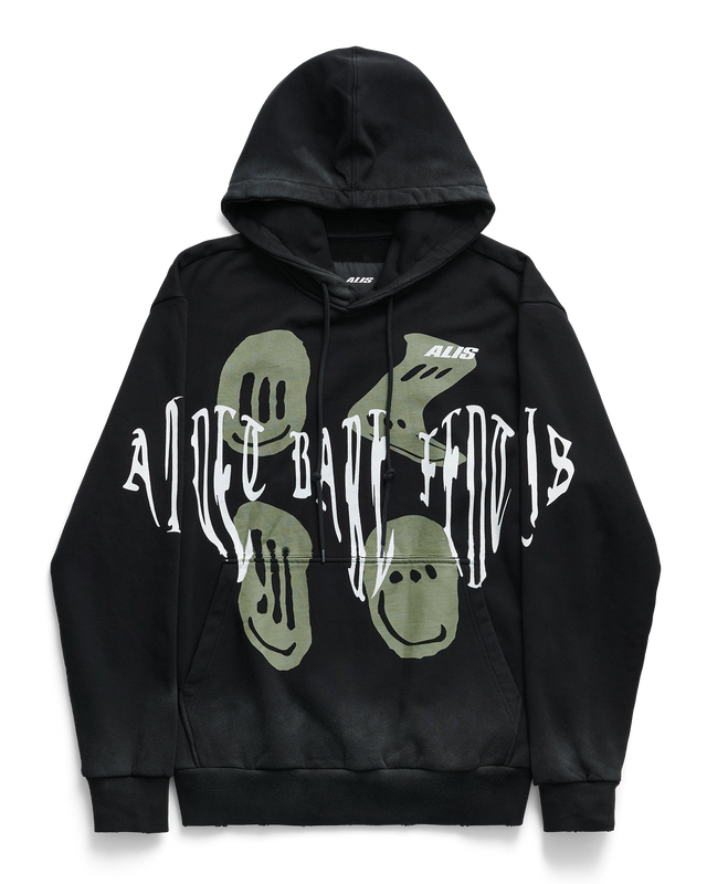 ALIS AORI HOODIE W/ CHEST & SLEEVE PRINT Hoodie