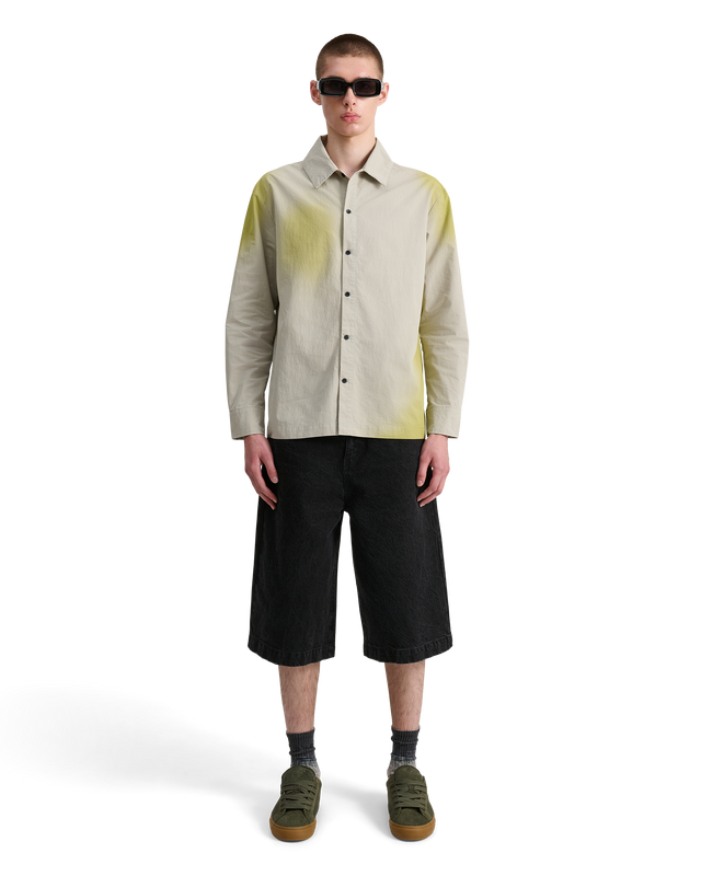 ALIS BILLEY ESSENTIAL SHIRT Shirt Agate Grey + Palm Spray