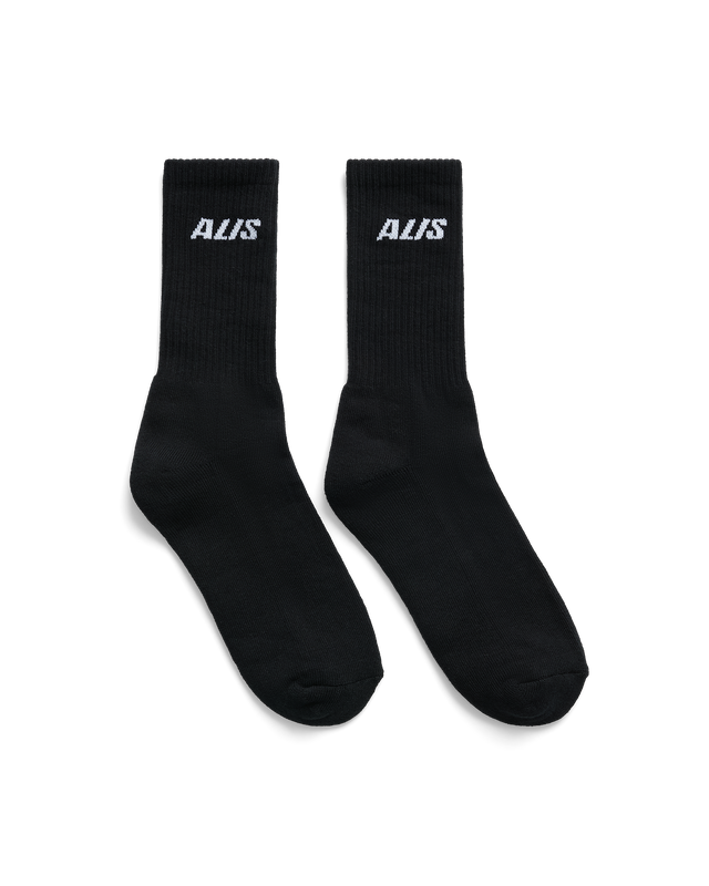 ALIS BIRDY ESSENTIAL SOCKS W/ LOGO Socks Black