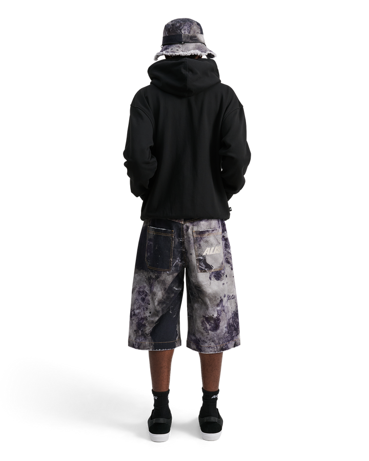 ALIS CHAZ WIDE FIT DENIM SHORTS Shorts Painter's Purple