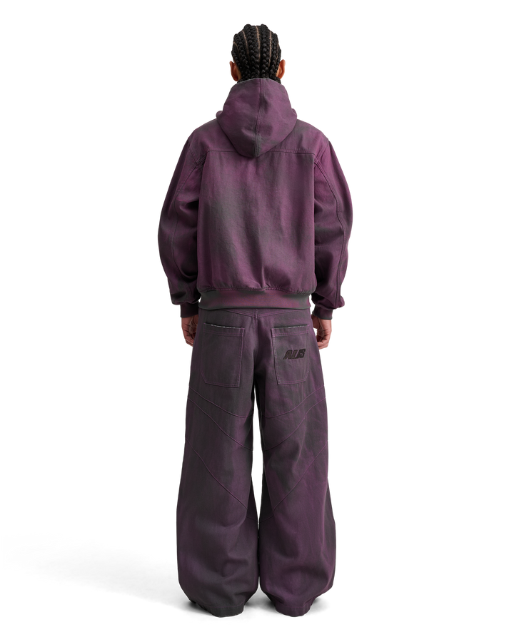 ALIS COCHET HOODED DENIM JACKET W/ CHEST EMBROIDERY Jacket