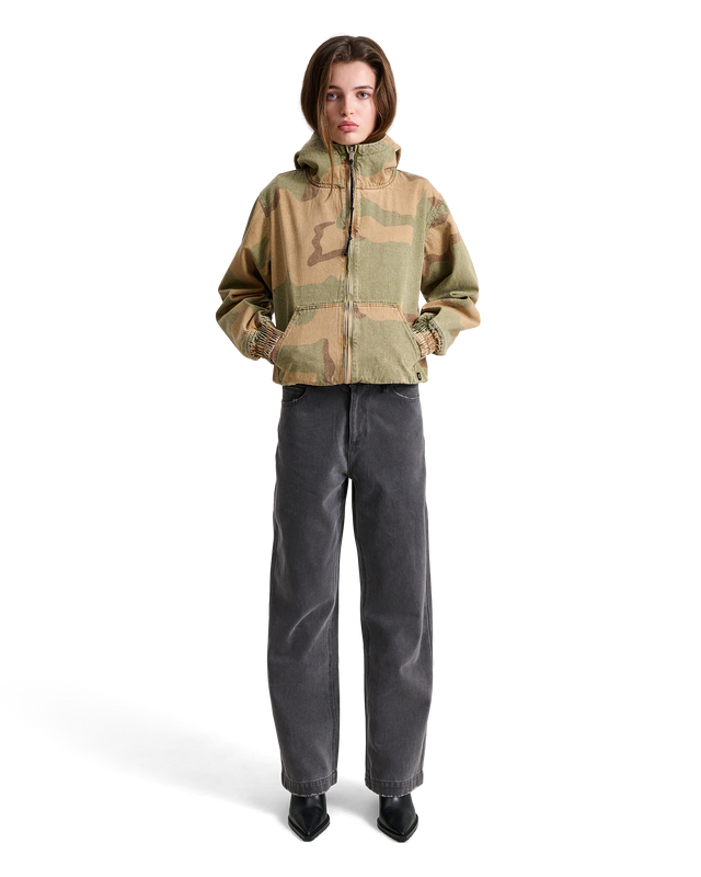 ALIS COCHET HOODED JACKET W. ZIP Jacket CAMOUFLAGE