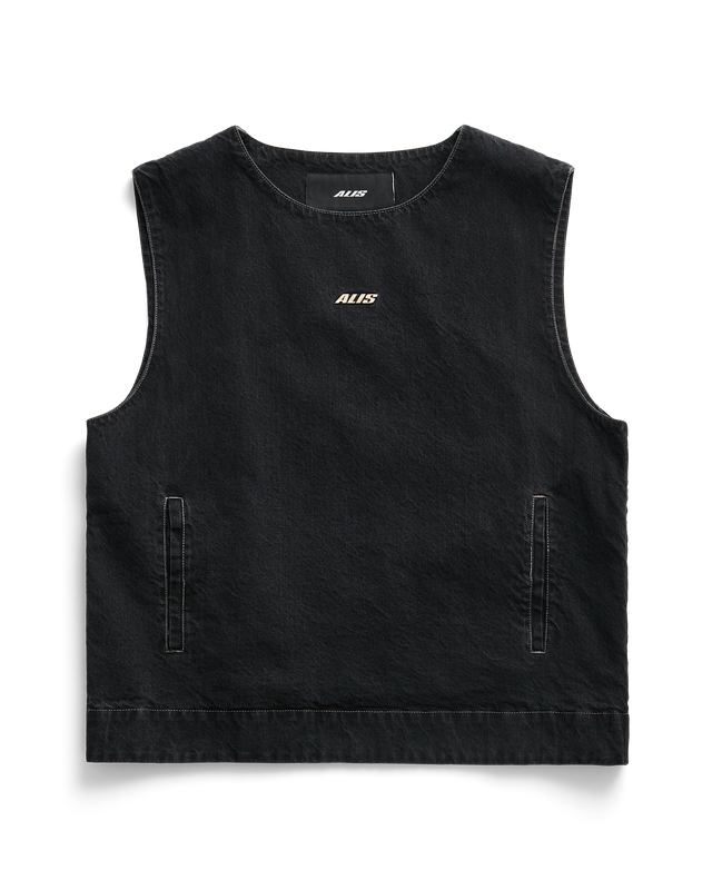 ALIS COLE LOSE FIT DENIM VEST Vest