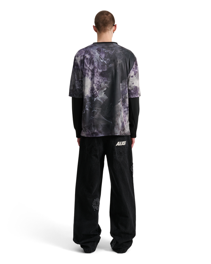 ALIS COMEBACK CLUB 2-LAYER JERSEY T-shirt Painter's Purple