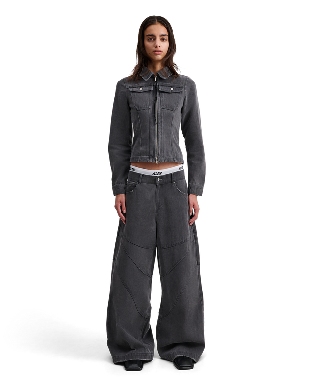 ALIS DANIE BARREL DENIM PANTS Jeans