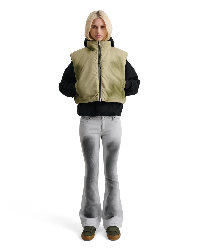 ALIS GROVER SHORT VEST W/ LOGO TAPE Vest
