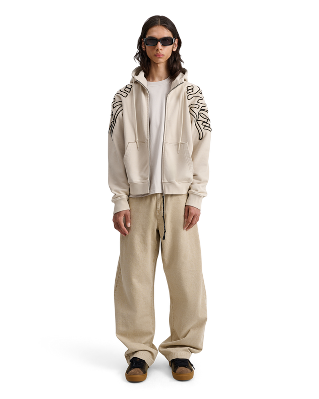 ALIS GYLL HOODIE W/ ZIPPER & EMBROIDERY Hoodie