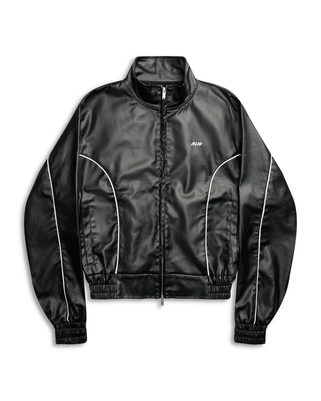 ALIS HRISTO TONY FIT TRACK TOP Track top Glossy Black