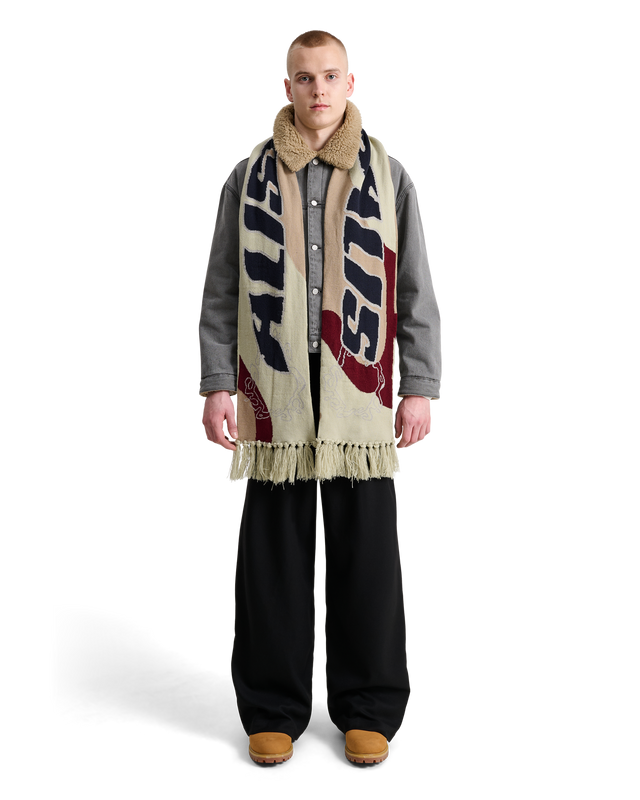 ALIS ILLAS JACQUARD KNIT SCARF Scarf CAMOUFLAGE