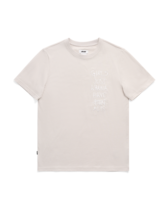 ALIS JERON ESSENTIAL T-SHIRT W/ GRAPHIC EMBROIDERY T-shirt
