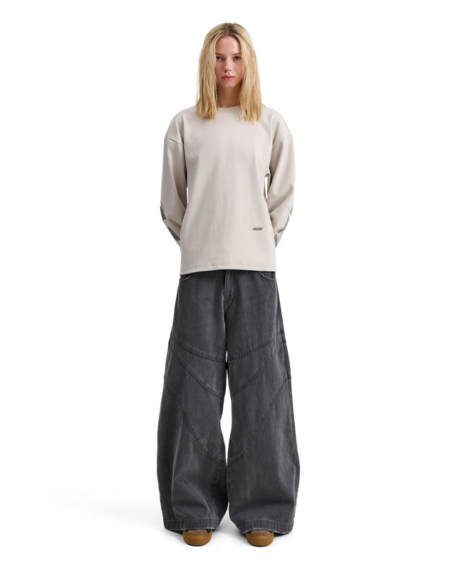 ALIS JOSHUA LONG SLEEVE IN RIB W/ BACK PRINT L/S Jersey