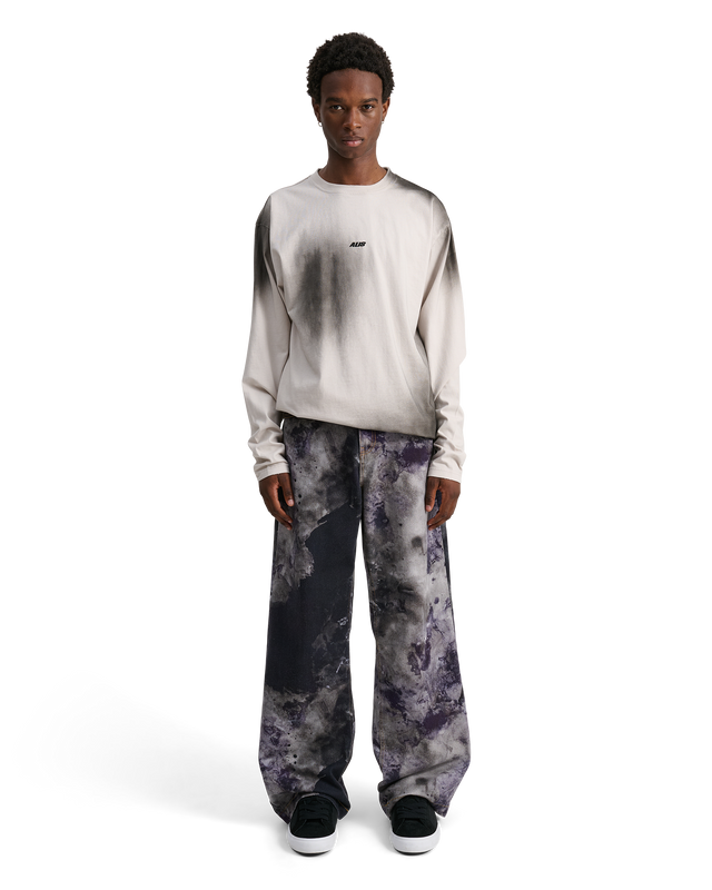 ALIS JOSHUA LONG SLEEVE W/ LOGO L/S Jersey Antartica White + Spray