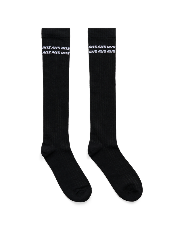ALIS LILIYAN KNEE-HIGH SOCKS W/ LOGO STRIPS Socks