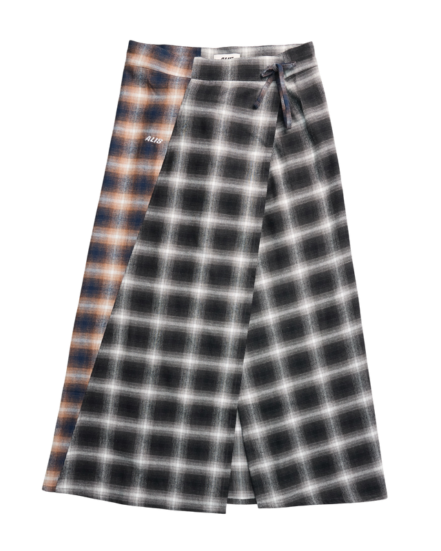 ALIS MEERU WRAP SKIRT W/ PANELS Shirt