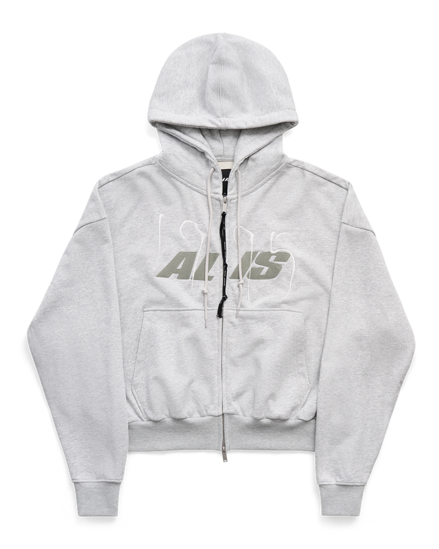 ALIS SHEN CROPPED HOODIE W/ ZIPPER Hoodie