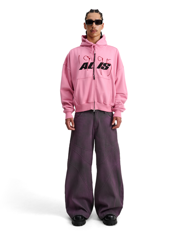 ALIS SHEN CROPPED HOODIE W/ ZIPPER Hoodie