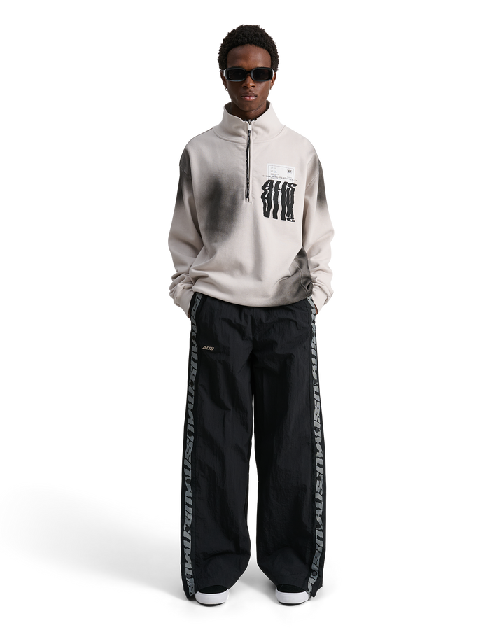 ALIS TEEFEY TRACK PANTS W/ LOGO TAPE Trousers Black