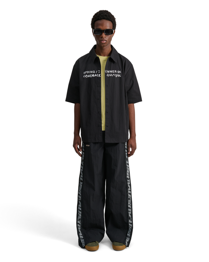 ALIS THEOTIS OVERSIZED SHORT SLEEVE SHIRT W/ PRINT Shirt Black