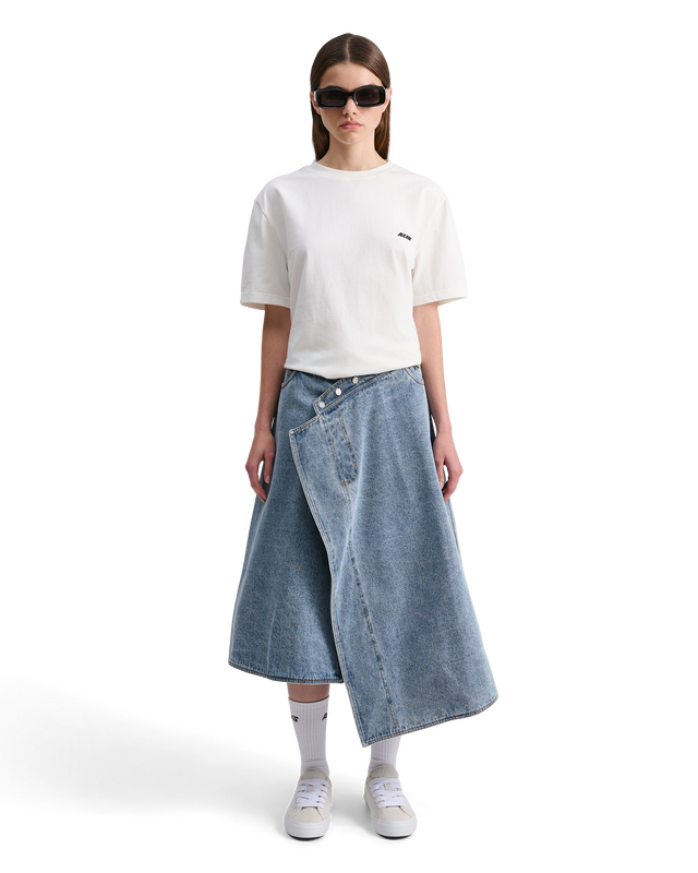 ALIS TOREY CROPPED T-SHIRT W/ LOGO T-shirt Solid White