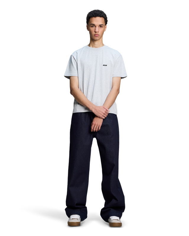 ALIS TOREY CROPPED T-SHIRT W/ LOGO T-shirt Grey Melange