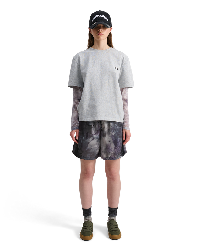 ALIS TOREY CROPPED T-SHIRT W/ LOGO T-shirt Grey Melange