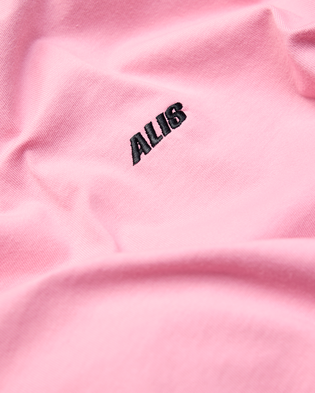 ALIS TOREY CROPPED T-SHIRT W/ LOGO T-shirt Solid Pink