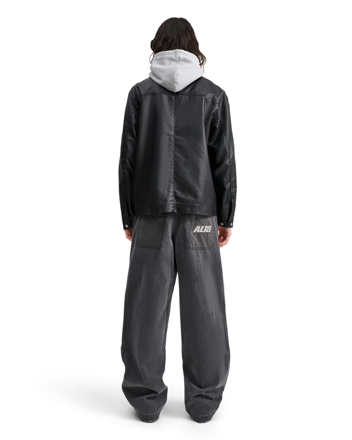 ALIS VIREN SHORT WORKER JACKET W/ CHEST EMBROIDERY Jacket