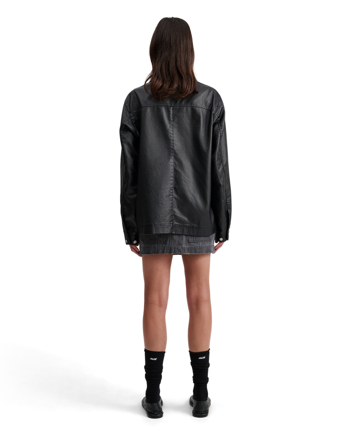 ALIS VIREN SHORT WORKER JACKET W/ CHEST EMBROIDERY Jacket