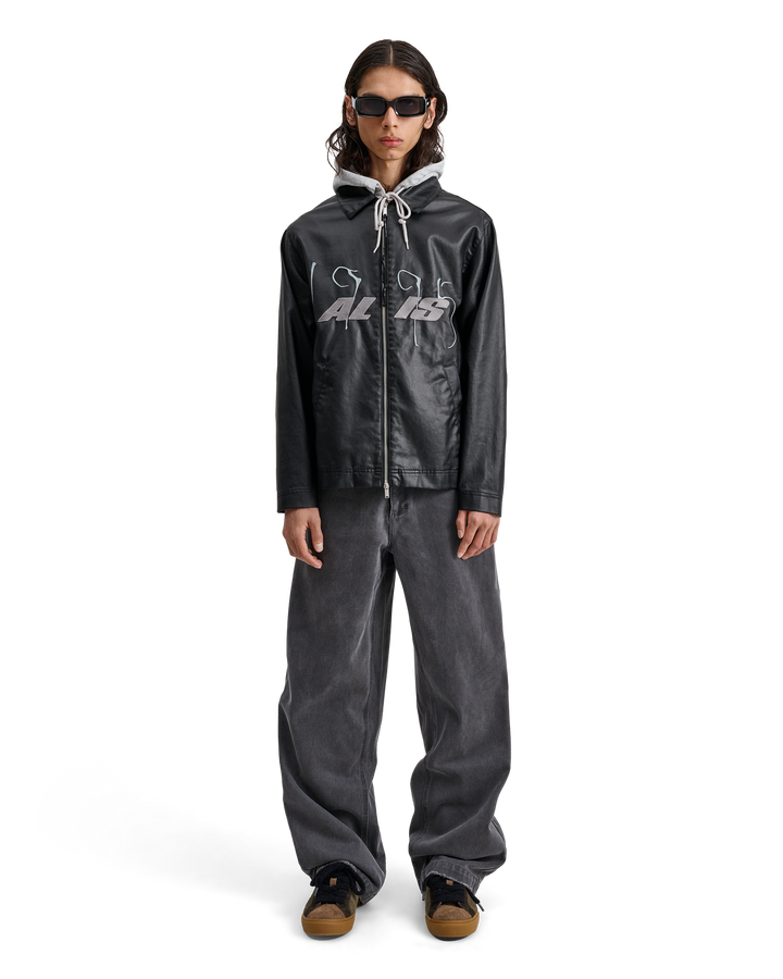 ALIS VIREN SHORT WORKER JACKET W/ CHEST EMBROIDERY Jacket