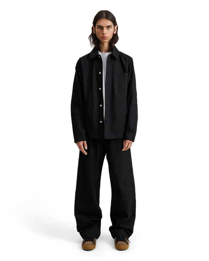 ALIS VIREN SHORT WORKER JACKET W/ SLEEVE EMBROIDERY Jacket