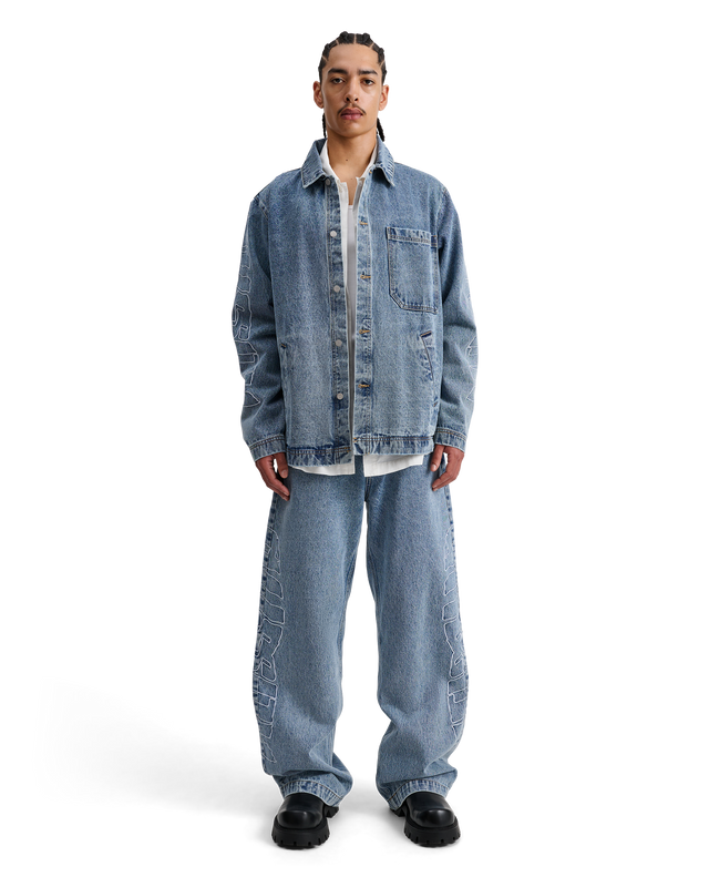 ALIS VIREN SHORT WORKER JACKET W/ SLEEVE EMBROIDERY Jacket