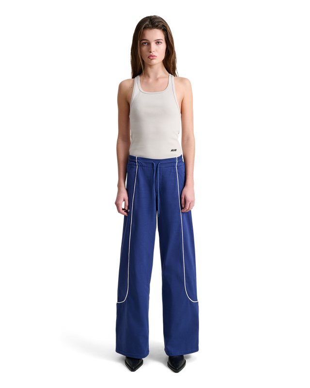 ALIS YAGO TONY FIT TRACK PANTS Track pants Solid Blue