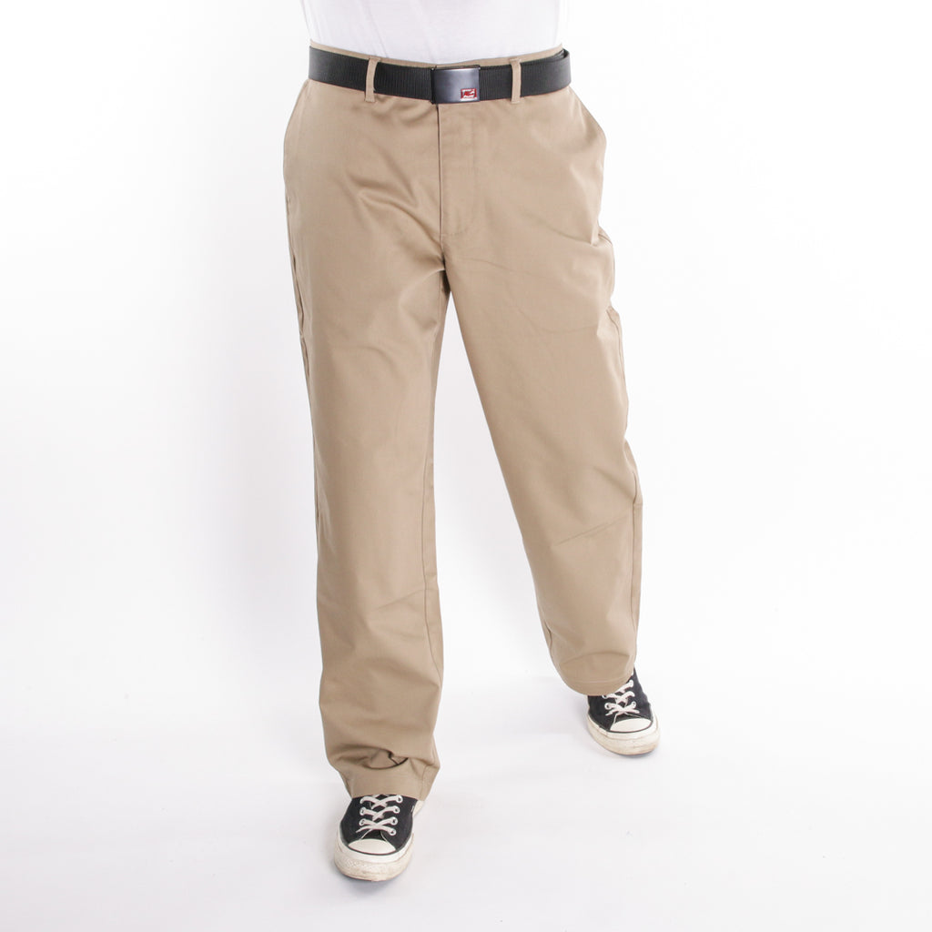 ALIS CLASSIC BAGGY CHINO PANT MOCCA - Front